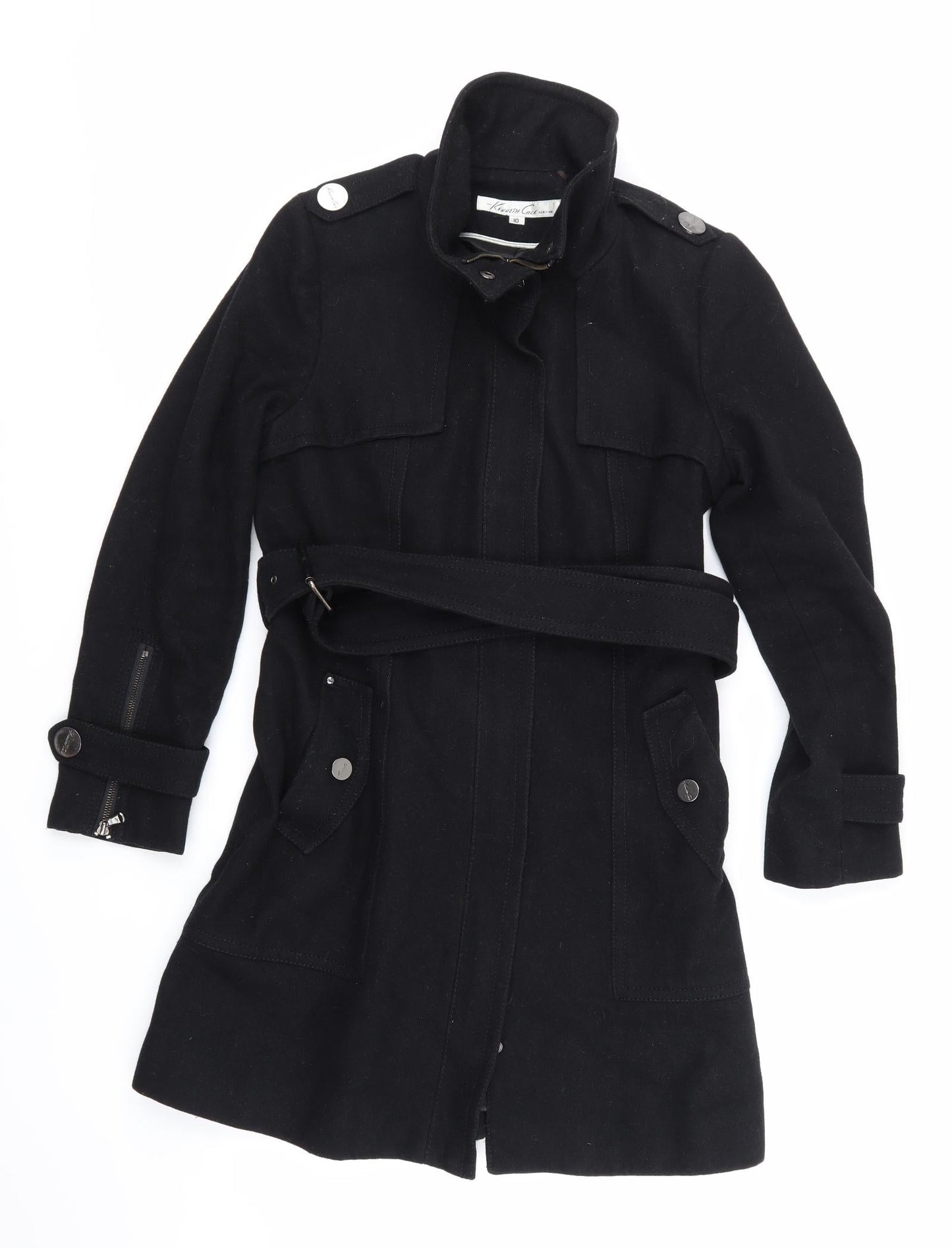 Womens UK Size 10 Kenneth Cole Black Jacket