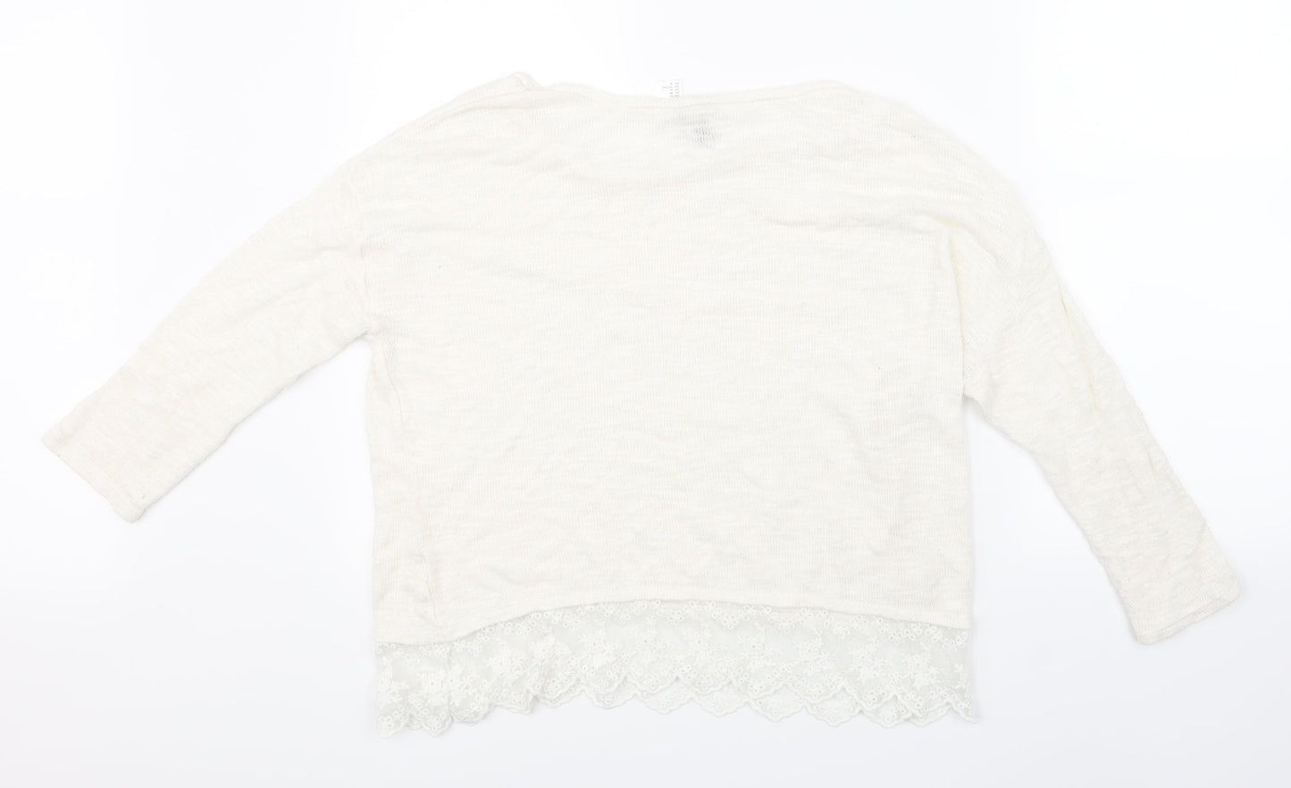 H&M Womens Beige   Pullover Jumper Size M