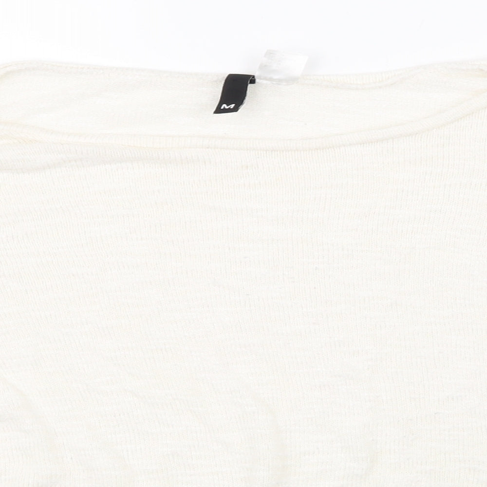 H&M Womens Beige   Pullover Jumper Size M