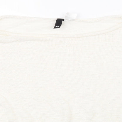 H&M Womens Beige   Pullover Jumper Size M