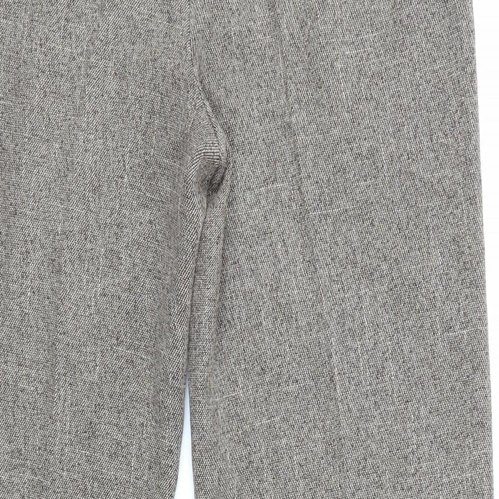 Mia Moda Womens Brown   Trousers  Size 16 L27 in