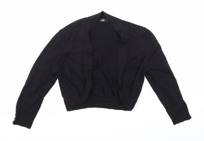 Wallis Womens Black  Knit Cardigan Jumper Size M