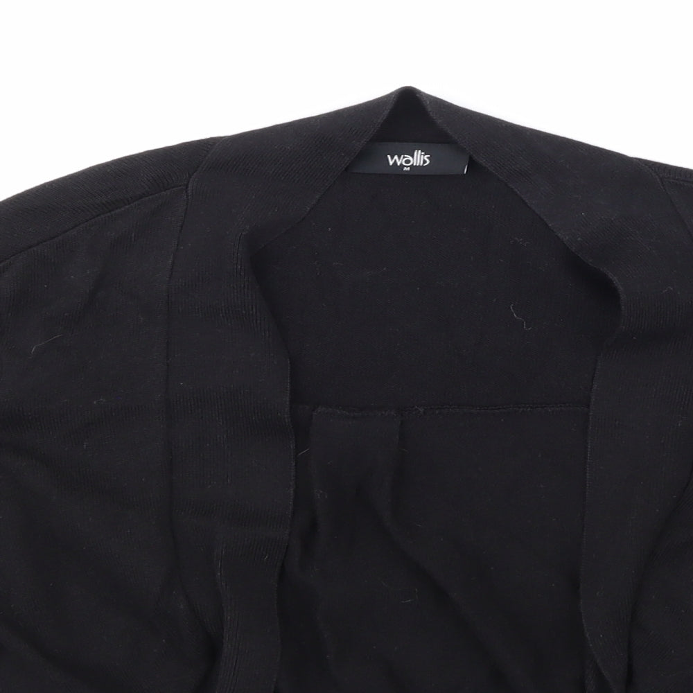 Wallis Womens Black  Knit Cardigan Jumper Size M
