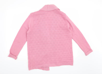 Preworn Womens Pink   Cardigan Jumper Size M