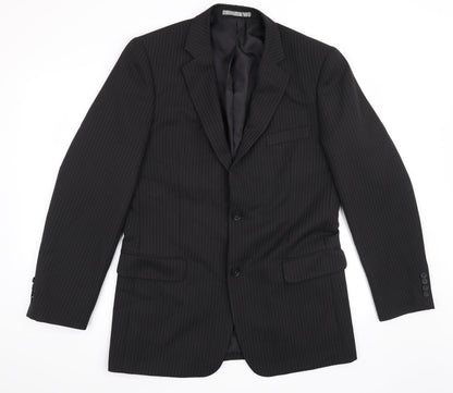 Mens UK Size 40 Taylor & Wright Regular Black Suit Jacket