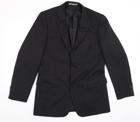 Mens UK Size 40 Taylor & Wright Regular Black Suit Jacket