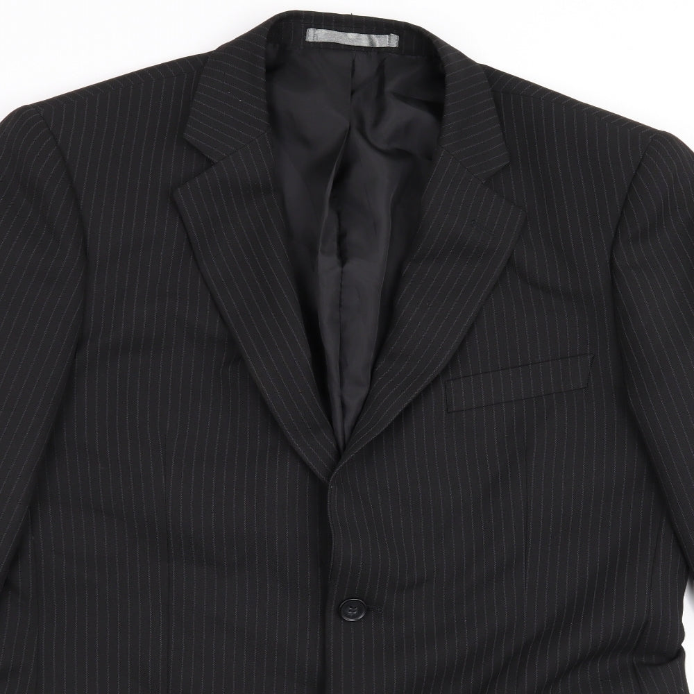 Mens UK Size 40 Taylor & Wright Regular Black Suit Jacket