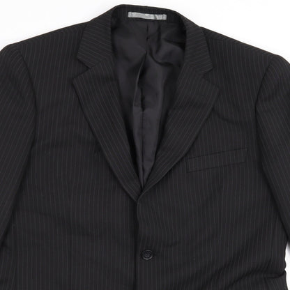Mens UK Size 40 Taylor & Wright Regular Black Suit Jacket