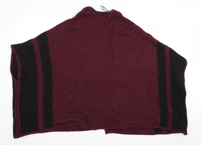 F&F Womens Red Striped  Cardigan Jumper Size S