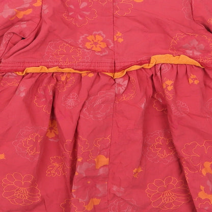 Confetti Girls Pink Floral  Skater Dress  Size 3 Years