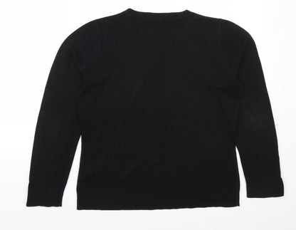 BHS Womens Black   Pullover Jumper Size 12