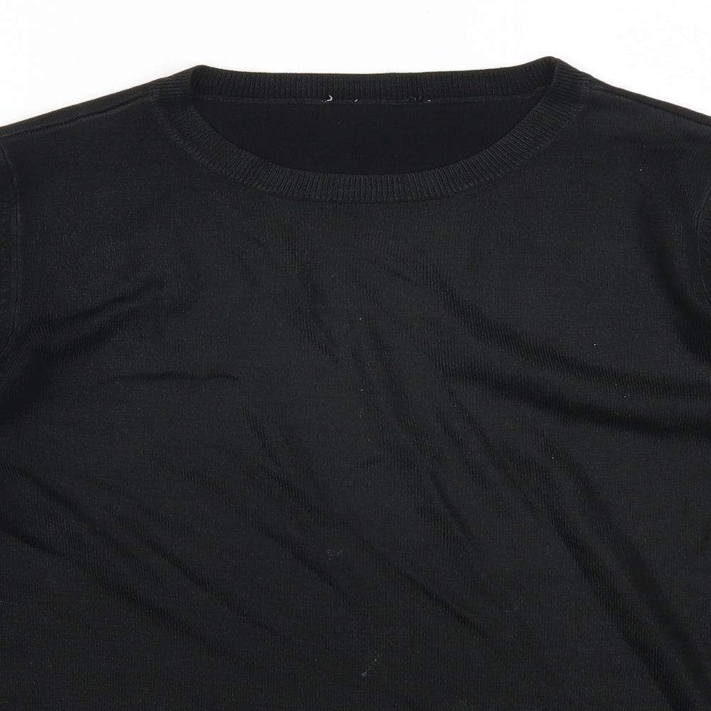 BHS Womens Black   Pullover Jumper Size 12