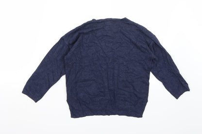 Zara Boys Blue   Pullover Jumper Size 7 Years