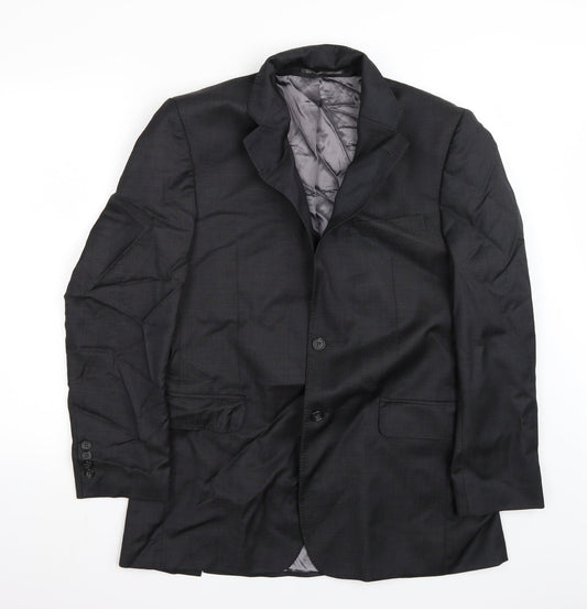 Mens UK Size 40 Paul Costelloe Regular Black Suit Jacket