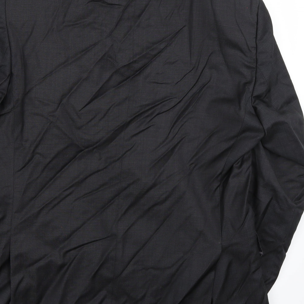 Mens UK Size 40 Paul Costelloe Regular Black Suit Jacket