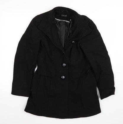 George Womens Black   Jacket Coat Size 12