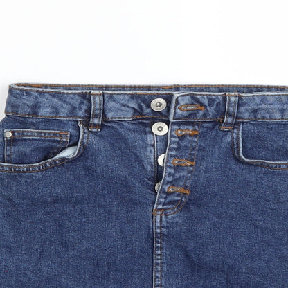 Denim & Co. Girls Blue   A-Line Skirt Size 12 Years