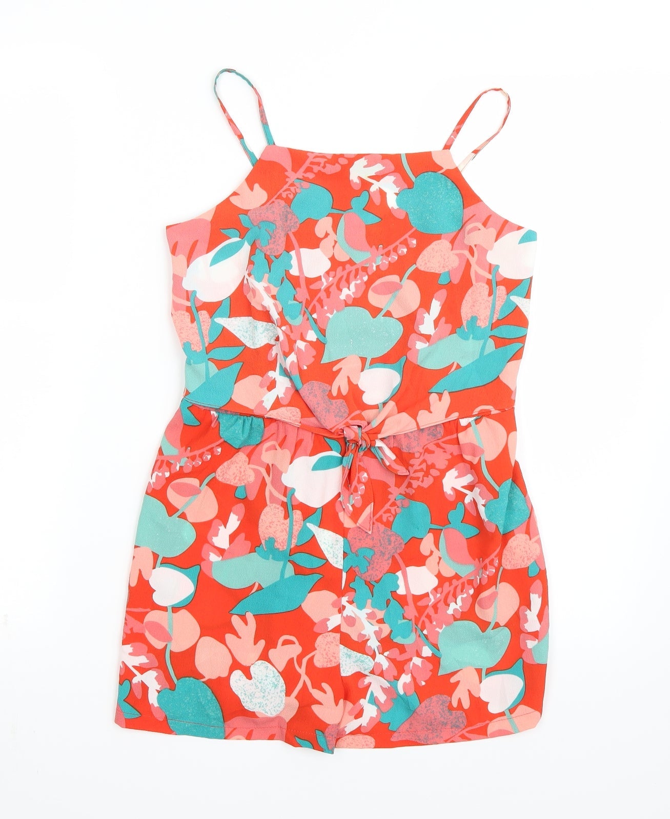 John Lewis Girls Orange   Playsuit One-Piece Size 11 Years