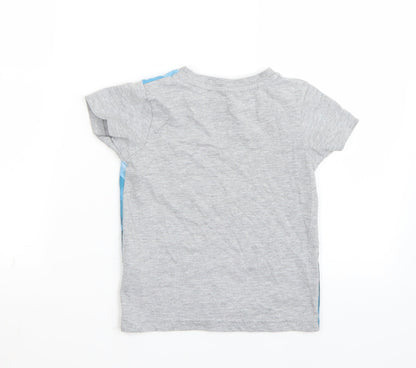 TU Boys Blue   Basic T-Shirt Size 6-7 Years
