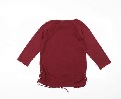 Papaya Womens Red   Pullover Sweatshirt Size 12