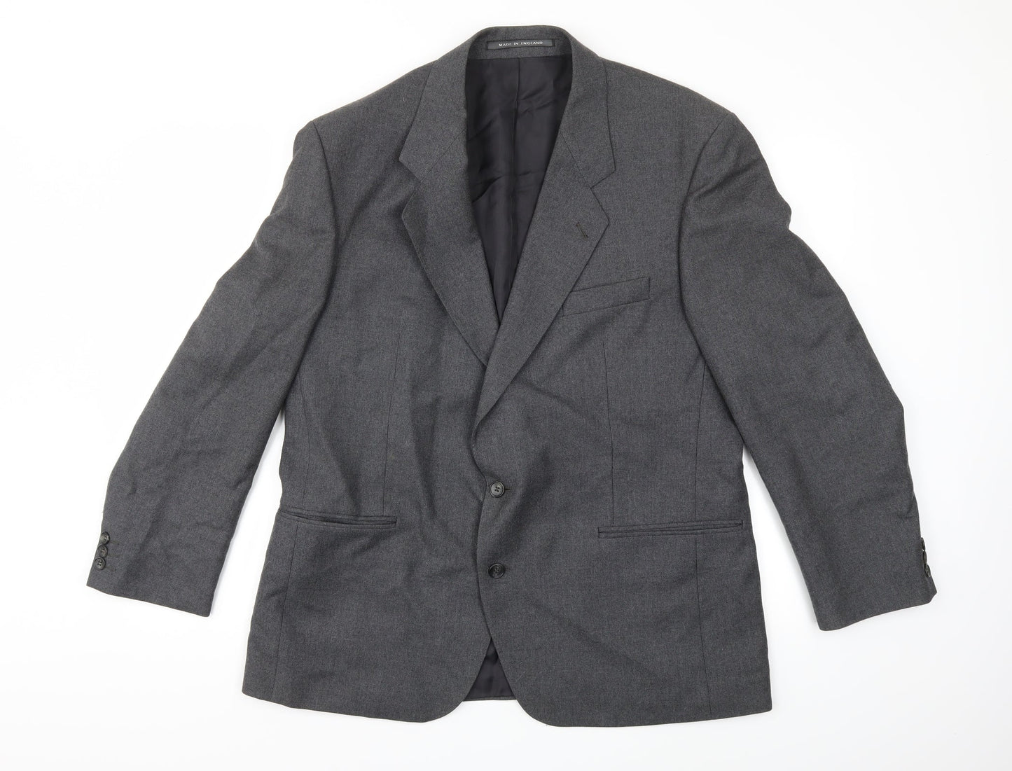 Mens UK Size 44 Preworn Regular Grey Suit Jacket