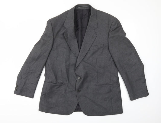 Mens UK Size 44 Preworn Regular Grey Suit Jacket