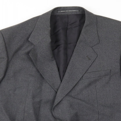Mens UK Size 44 Preworn Regular Grey Suit Jacket