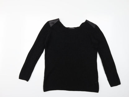 Atmosphere Womens Black  Knit Pullover Jumper Size 12