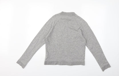 New Look Girls Grey   Pullover Sweatshirt Size 12 Years  - wake up and be happy