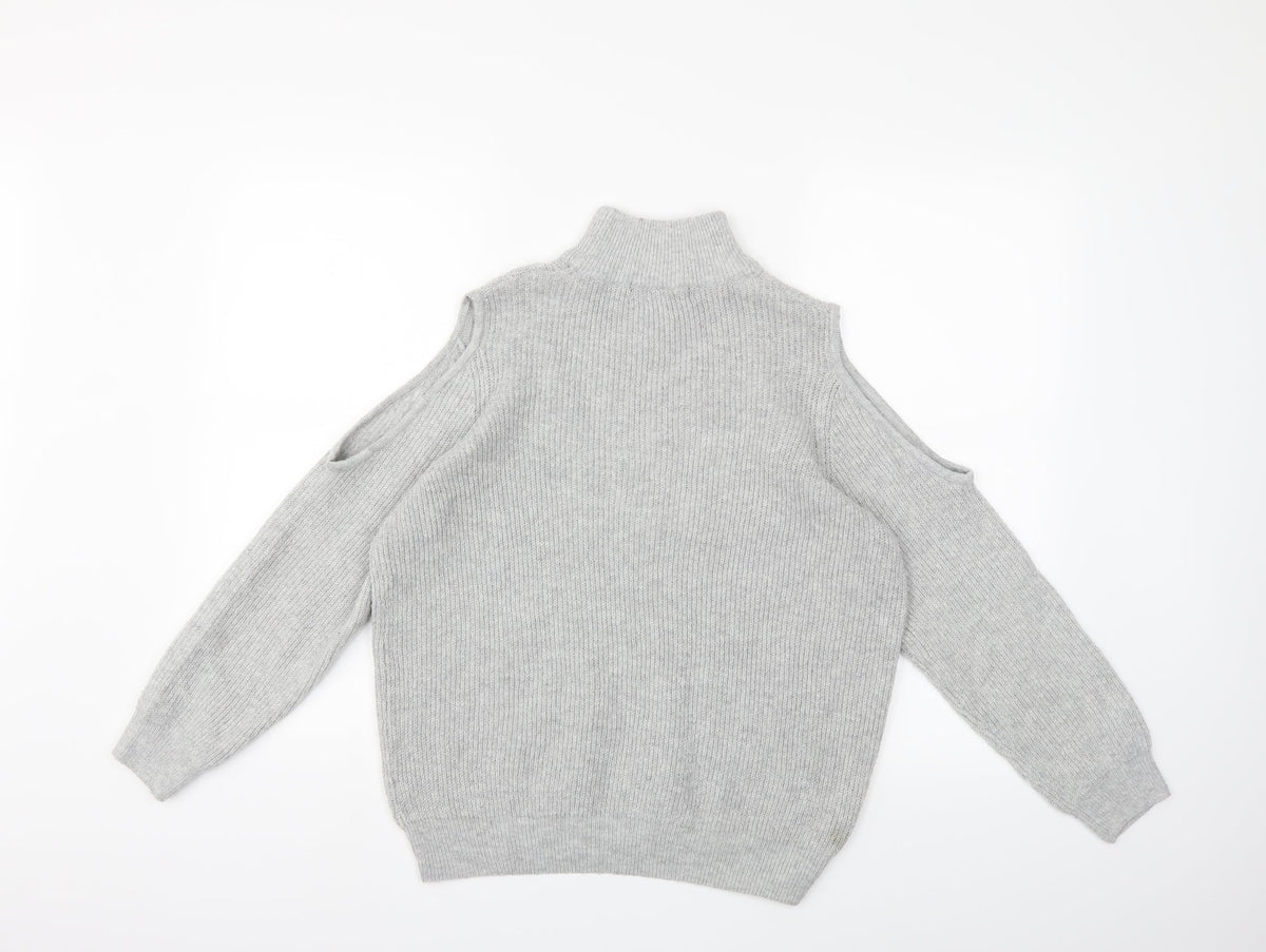 Atmosphere Womens Grey  Knit Pullover Jumper Size 10