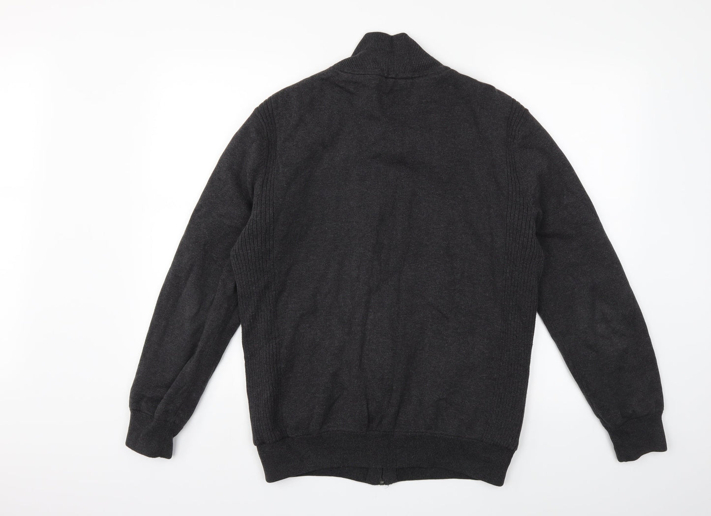 Mens UK Size M Atlantic Bay Grey Pullover Sweatshirt