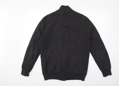 Mens UK Size M Atlantic Bay Grey Pullover Sweatshirt