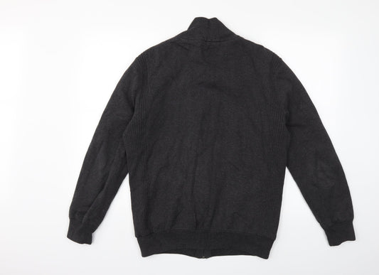 Mens UK Size M Atlantic Bay Grey Pullover Sweatshirt