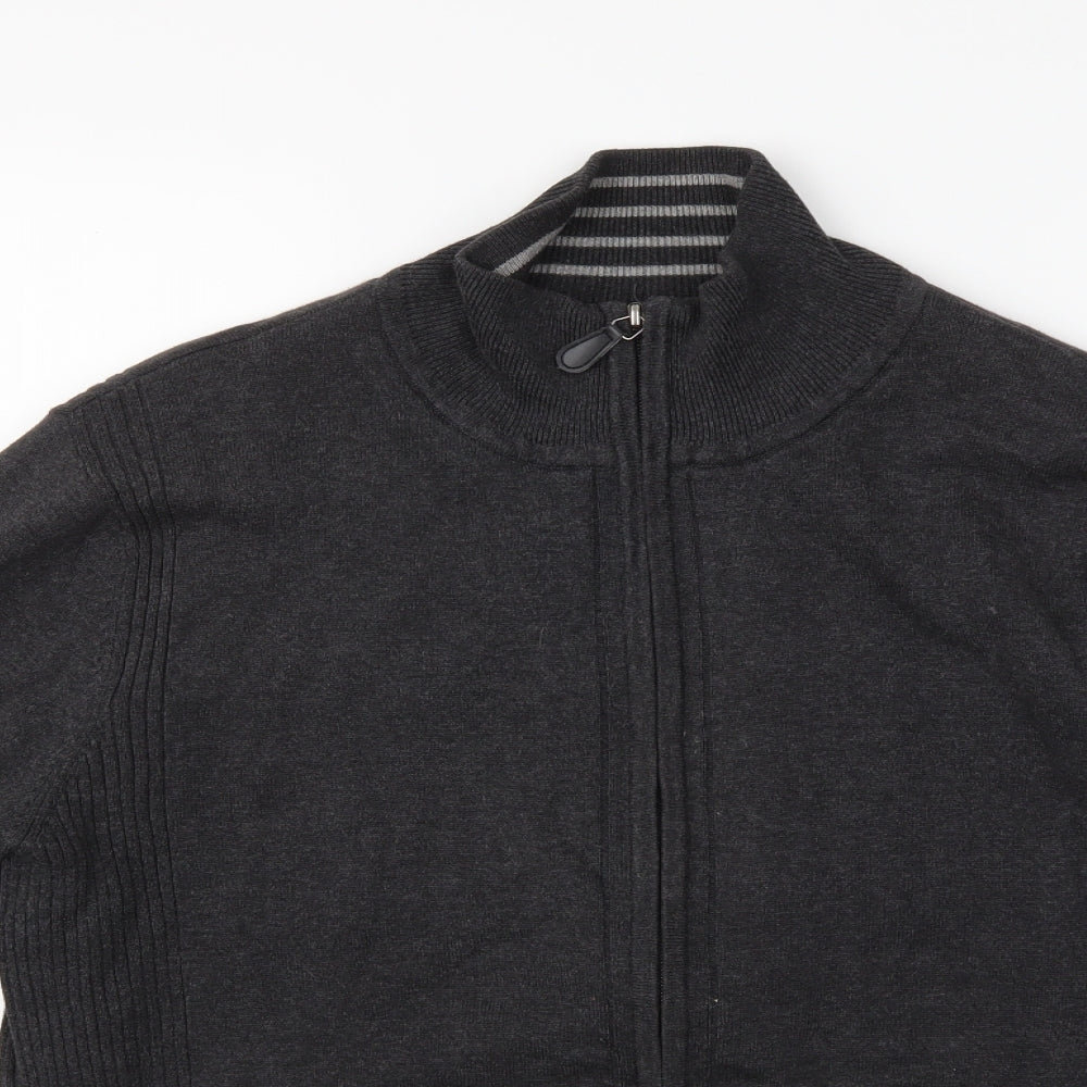 Mens UK Size M Atlantic Bay Grey Pullover Sweatshirt