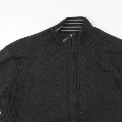 Mens UK Size M Atlantic Bay Grey Pullover Sweatshirt