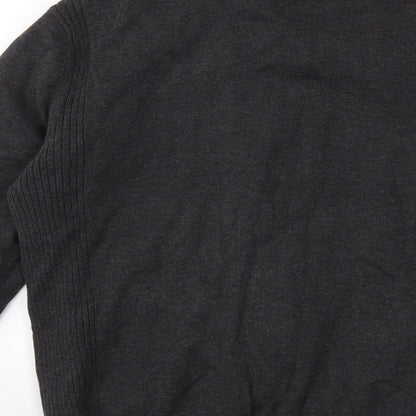 Mens UK Size M Atlantic Bay Grey Pullover Sweatshirt
