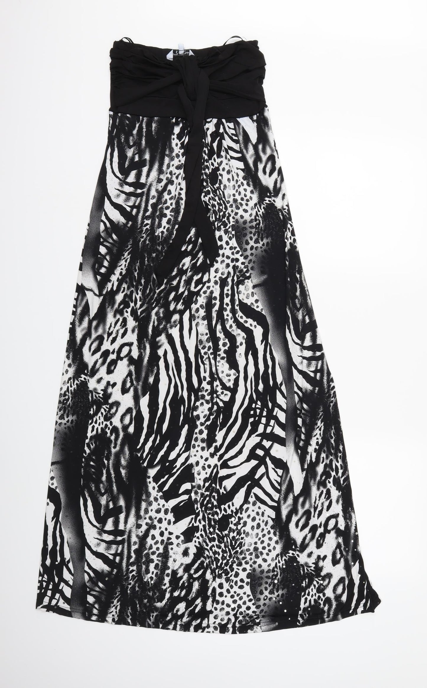 New Look Womens Green Animal Print  Maxi  Size 6