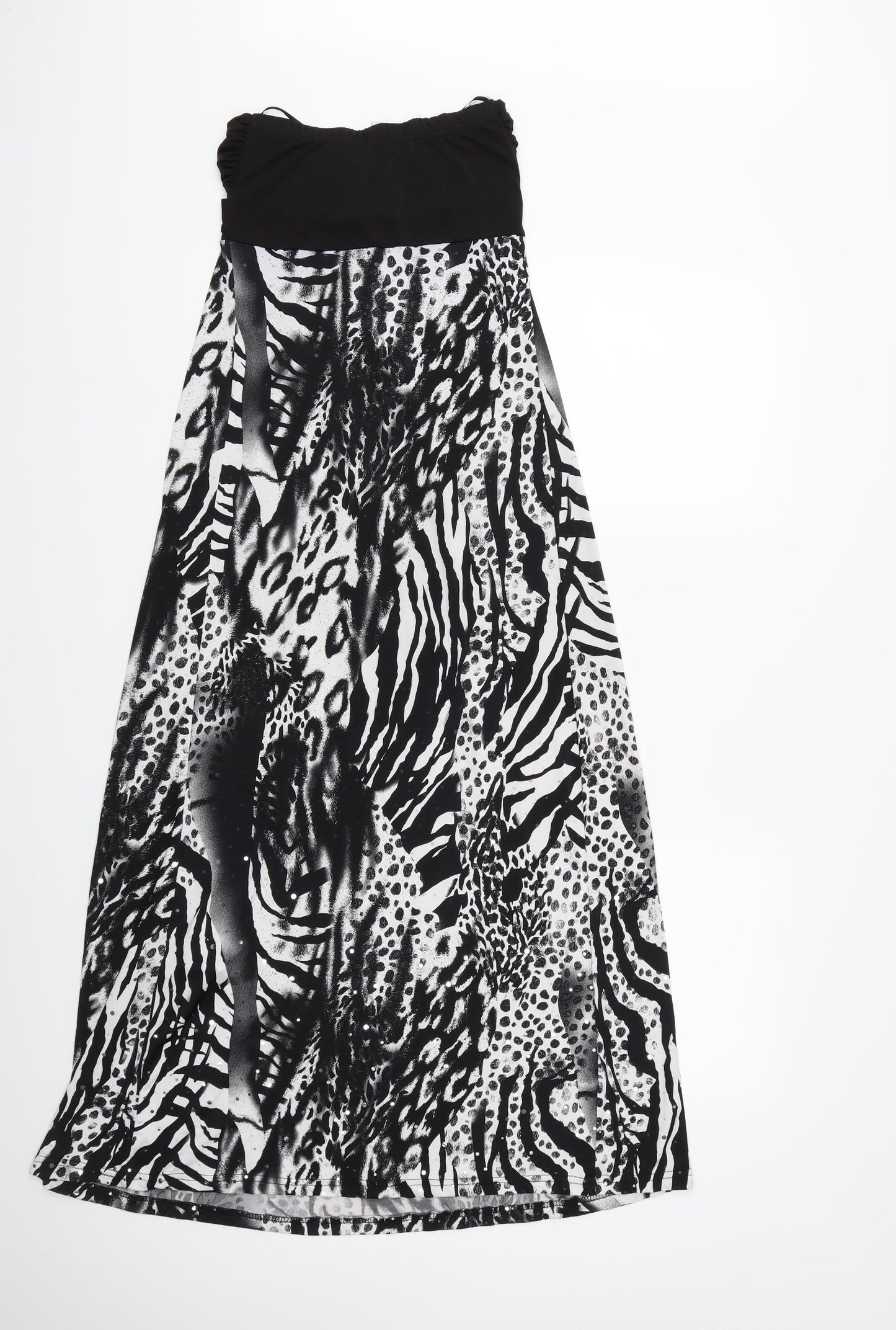 New Look Womens Green Animal Print  Maxi  Size 6