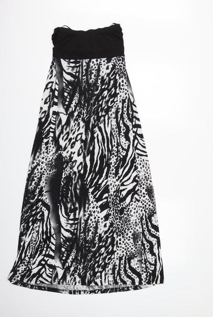 New Look Womens Green Animal Print  Maxi  Size 6