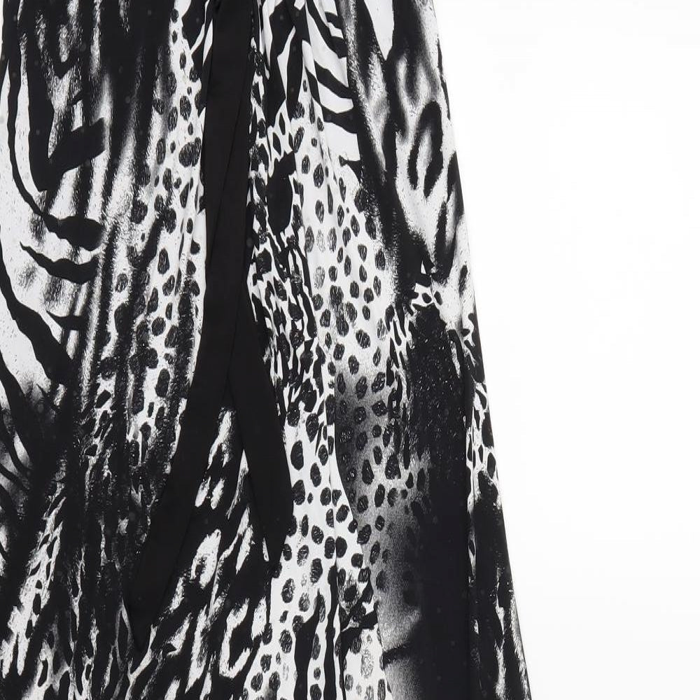 New Look Womens Green Animal Print  Maxi  Size 6