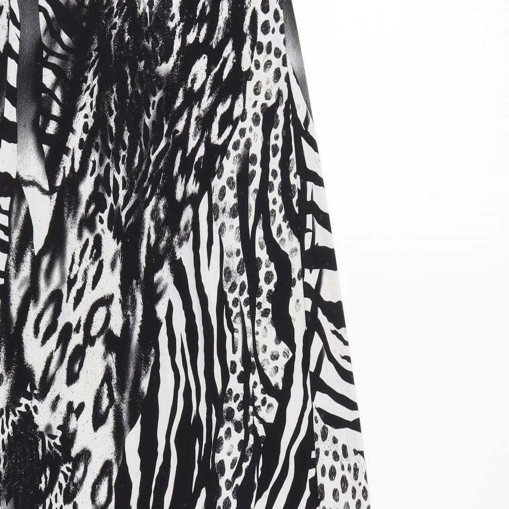 New Look Womens Green Animal Print  Maxi  Size 6