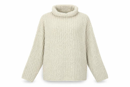 rohina Womens Beige  Knit Pullover Jumper Size S