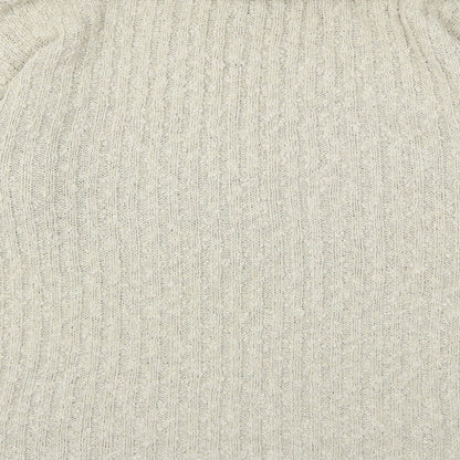rohina Womens Beige  Knit Pullover Jumper Size S