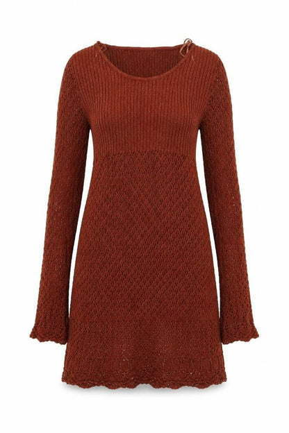 Marks & Spencer Womens Brown  Knit Pullover Jumper Size 12