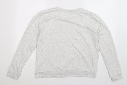 Divided Womens Grey   Pullover Sweatshirt Size L