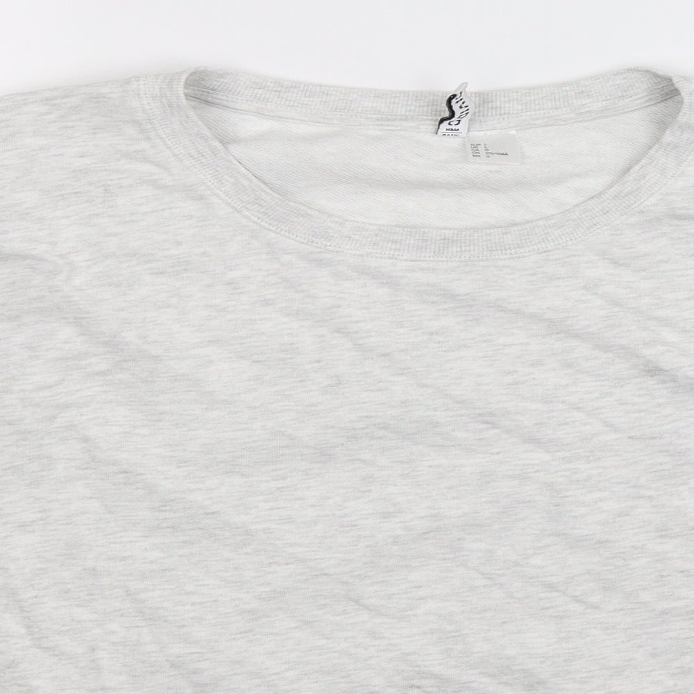 Divided Womens Grey   Pullover Sweatshirt Size L