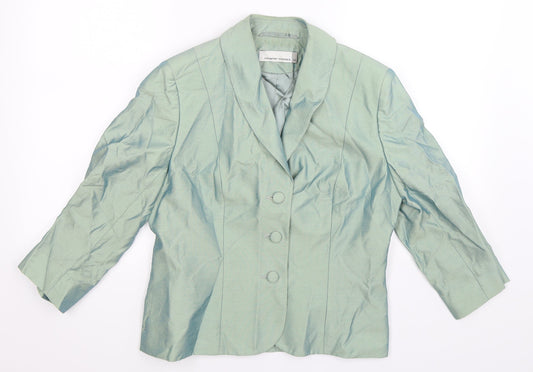 Country Casuals Womens Green   Jacket Blazer Size 12
