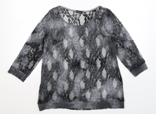 CMD Womens Grey   Basic Blouse Size 14