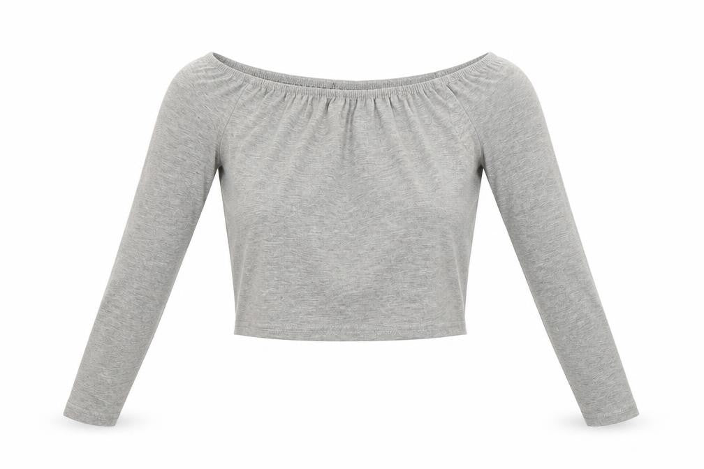 Womens UK Size 10 Boohoo Grey Basic T-Shirt