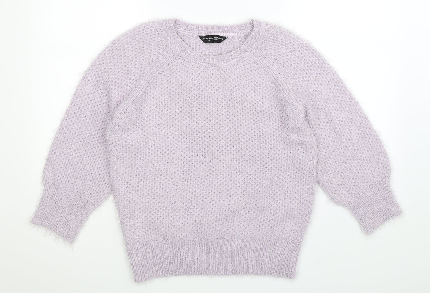 Dorothy Perkins Womens Purple  Knit Pullover Jumper Size 10